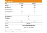 LED стрічка RISHANG 126-2014-24V-IP33 8.6W 750Lm 6500K 5м (RD04C6VC-W)