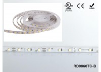 LED стрічка RISHANG 60-2835-24V-IP20 6W 510Lm 3000K 5м (RD0860TC-B-WW)