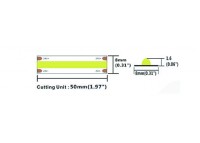 LED стрічка COLORS COB-24V-IP20 9.6W 815Lm 6500K 5м (DRF10-24V-8mm-W)