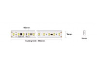 LED стрічка COLORS 104-2835-220V-IP65 10.6W 990Lm 2850K 50м (H8104-230V-12mm-WW)