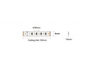 LED стрічка COLORS 120-3838-24V-IP33 10W RGB 5м (DA120RGB-24V-8mm)