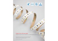 LED стрічка RISHANG 96-3528-24V-IP33 9W 2700K/6500K 5м (RD0096BC-B-MW)