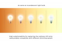 LED стрічка COLORS 168-2835-24V-IP33 9.61W 1900K + 3000K 5м (DS8168GWWW-24V-10mm)