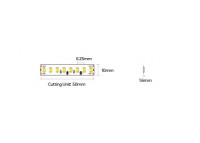 LED стрічка COLORS 160-2835-24V-IP20 16.4W 2400Lm 3000K 5м (DS8160-24V-10mm-WW)