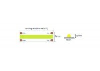 LED стрічка COLORS COB-24V-IP20 9.6W 720Lm 3000K 5м (DRF10-24V-8mm-WW)