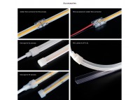 LED стрічка COLORS COB-24V-IP20 8W 680Lm 6500K 5м (DF6-24V-8mm-W)