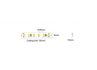 LED стрічка COLORS 120-2835-24V-IP20 8.8W 1040Lm 4000K 5м (DJ120-24V-8mm-NW)