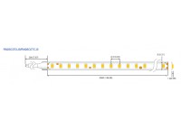 LED стрічка RISHANG 120-2835-24V-IP20 8,6W 810Lm 5000K 5м (RN08C0TC-B-DW)