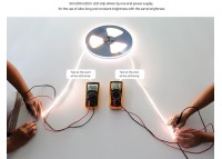 LED стрічка COLORS 120-2835-24V-IP20 8.7W 3000K 20м (DS8120-24V-12mm-WW)