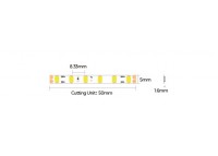 LED стрічка COLORS 120-2835-24V-IP20 8.4W 770Lm 6000K 5м (D8120-24V-5mm-W9)