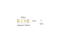 LED стрічка COLORS 120-2835-48V-IP20 8.8W 985Lm 4000K 5м (D8120-48V-10mm-NW)