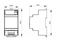 LED контролер-приймач (SR-1009DIN)