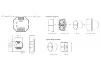 Сенсорна панель DEYA ZigBee на 1 зону (PK4(WZS)-Dark-grey)